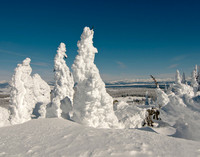 Two Top Mountain snow ghosts.