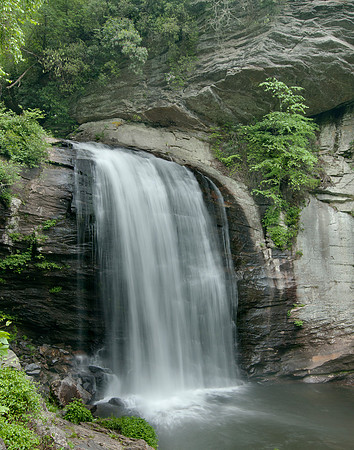 Looking Glass Falls closeup