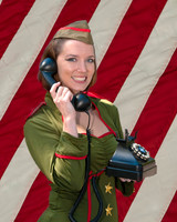 WWII Pinup Model