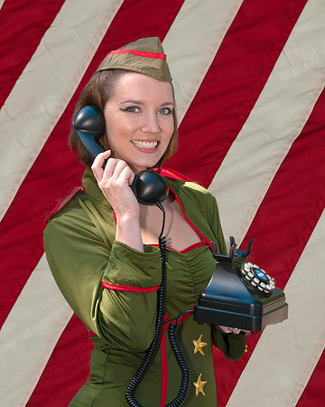 WWII Pinup Model