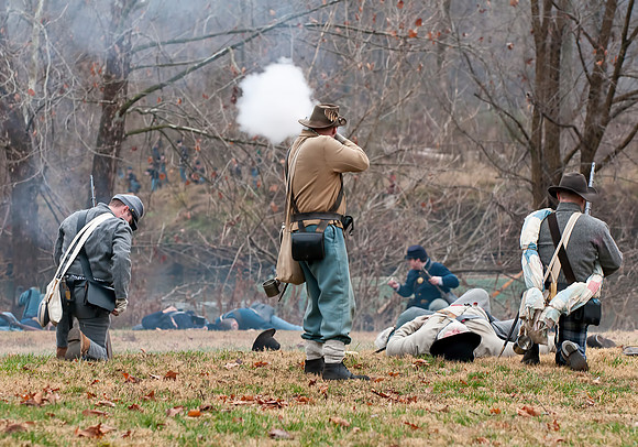 Civil War re-enactors