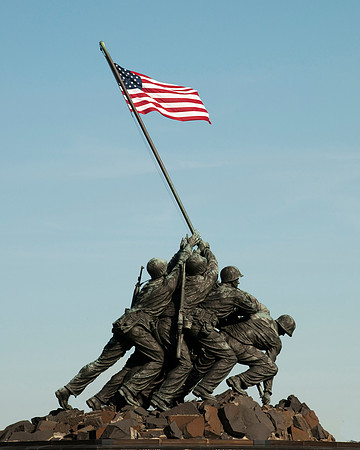 Iwo Jima memorial in Washington DC
